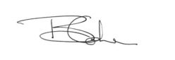 black signature